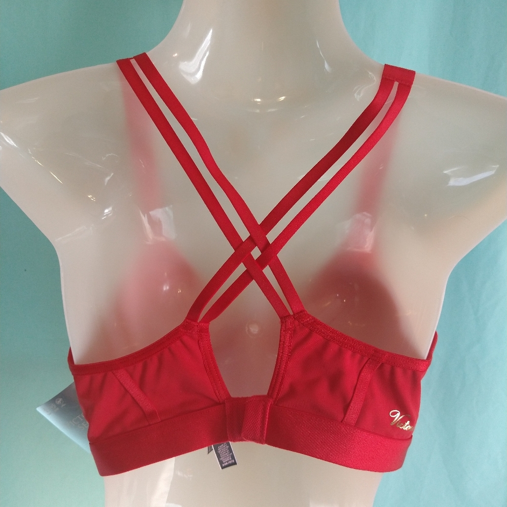 Victoria's Secret 400346-kj9 34B red bra NWT - Picture 3 of 11